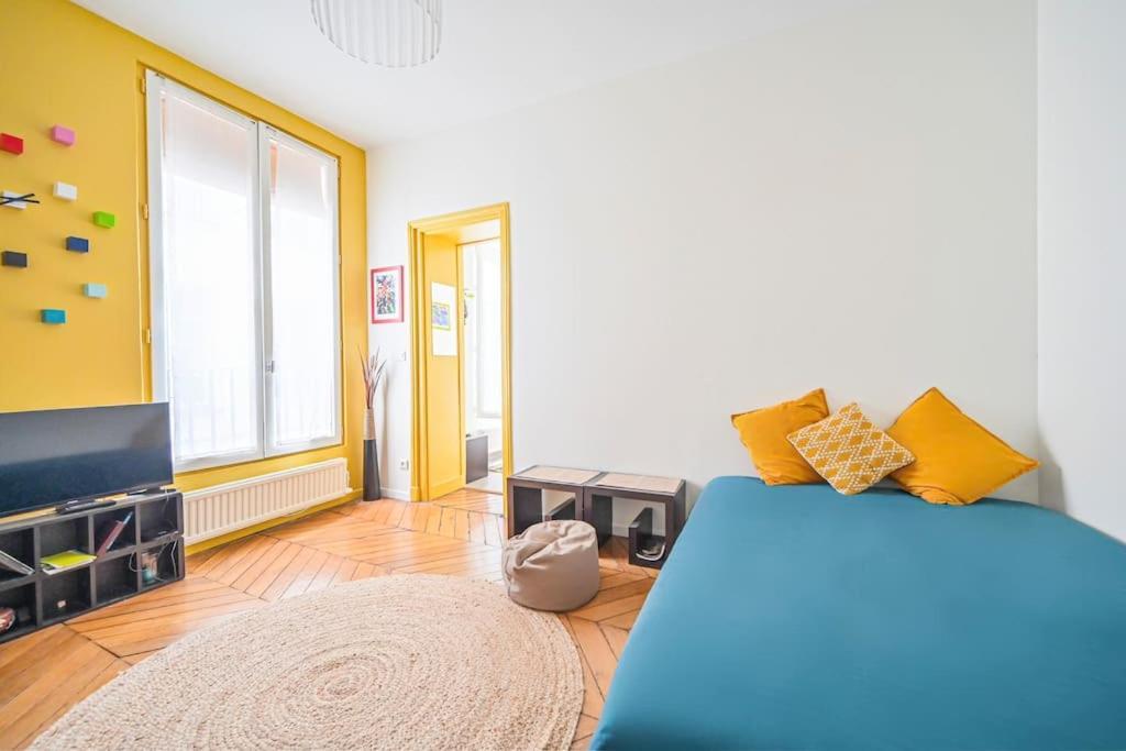 Radiant Flat - Spacious Studio Apartment - Marais París Exterior foto
