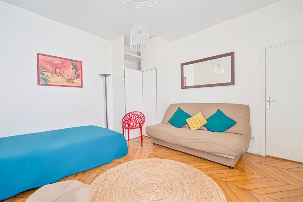 Radiant Flat - Spacious Studio Apartment - Marais París Exterior foto
